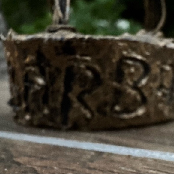 Vintage Wire Metal Figurine Folk Art Fisherman W Baskets Sculpture Q1.1 - Picture 2 of 9